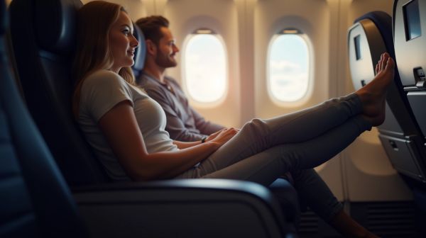 Pourquoi investir dans un repose pieds pour un vol confortable ?